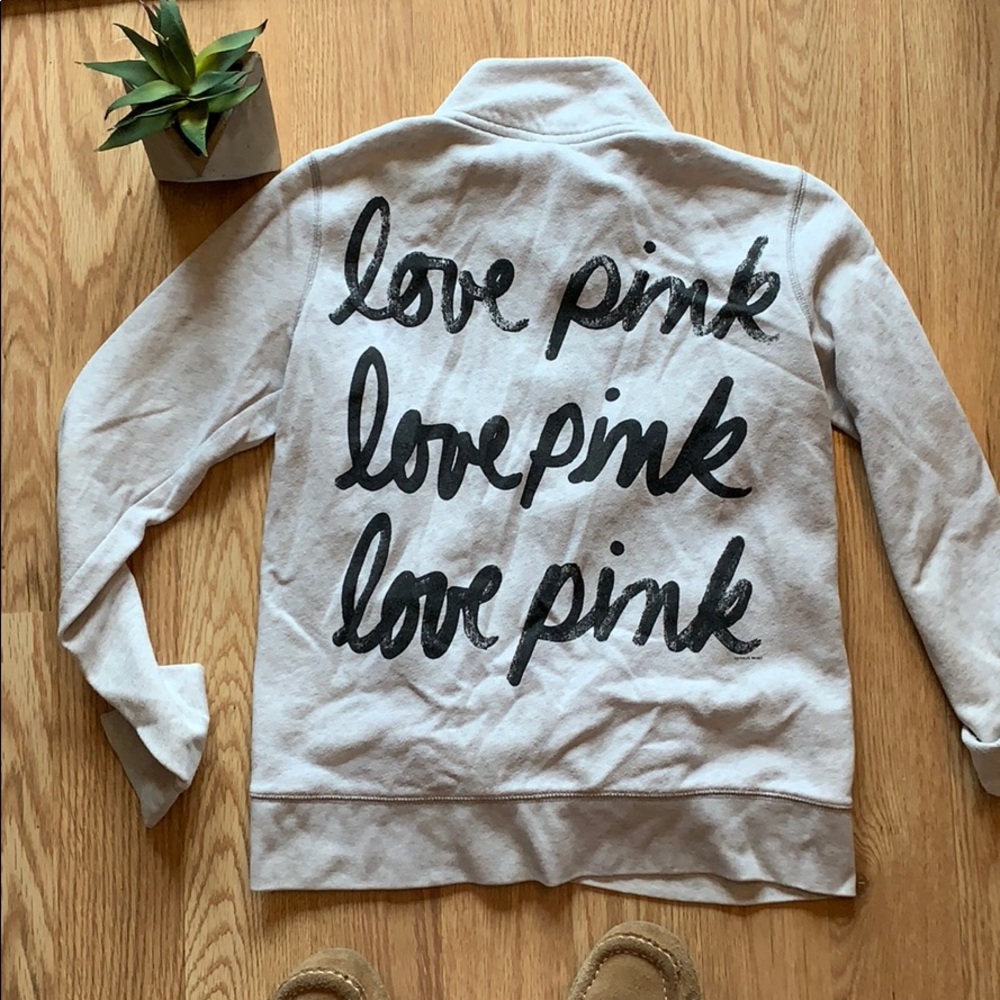 COPY - VS PINK quarter zip - Picture 2 of 2